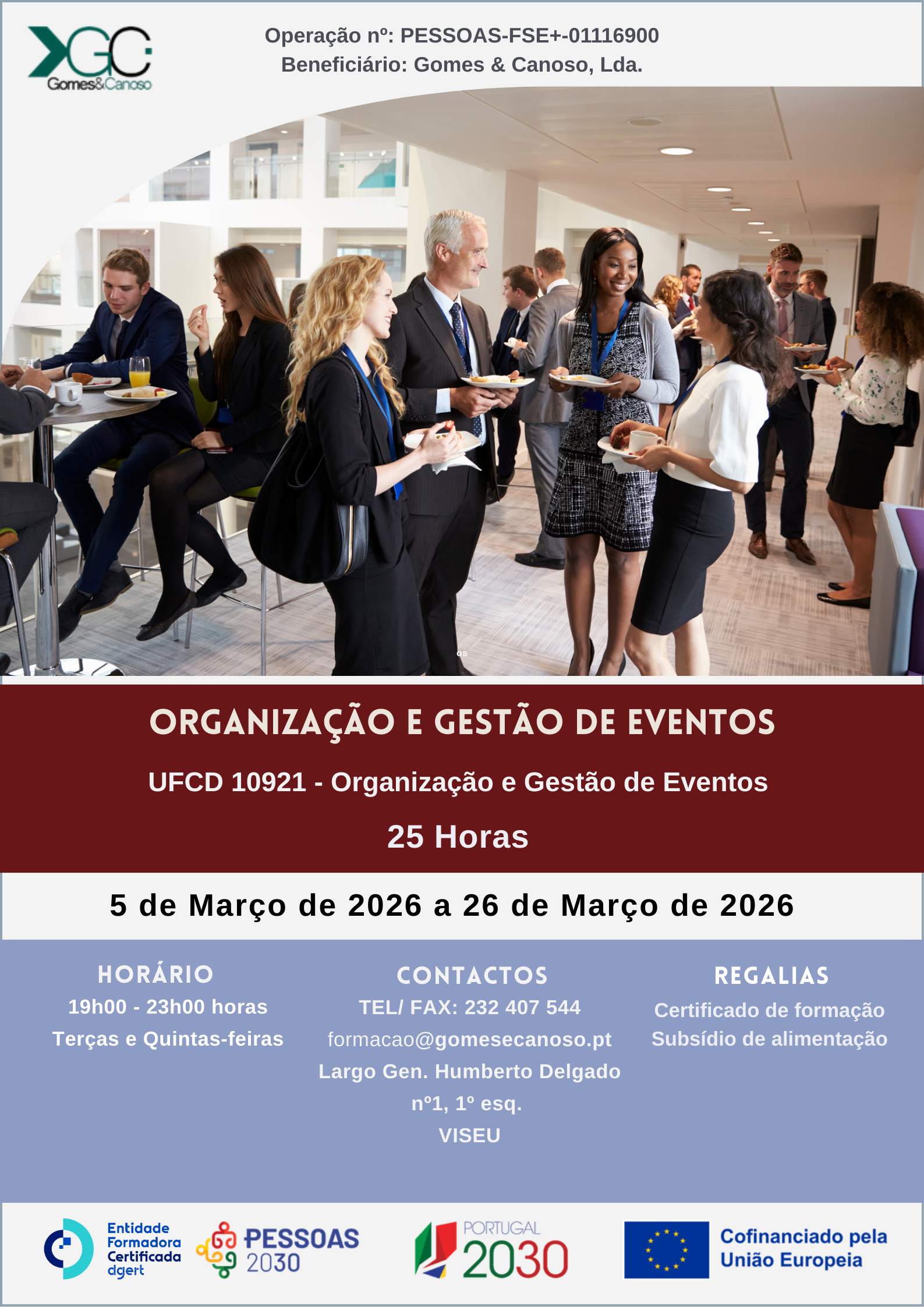 Organização e gestão de eventos