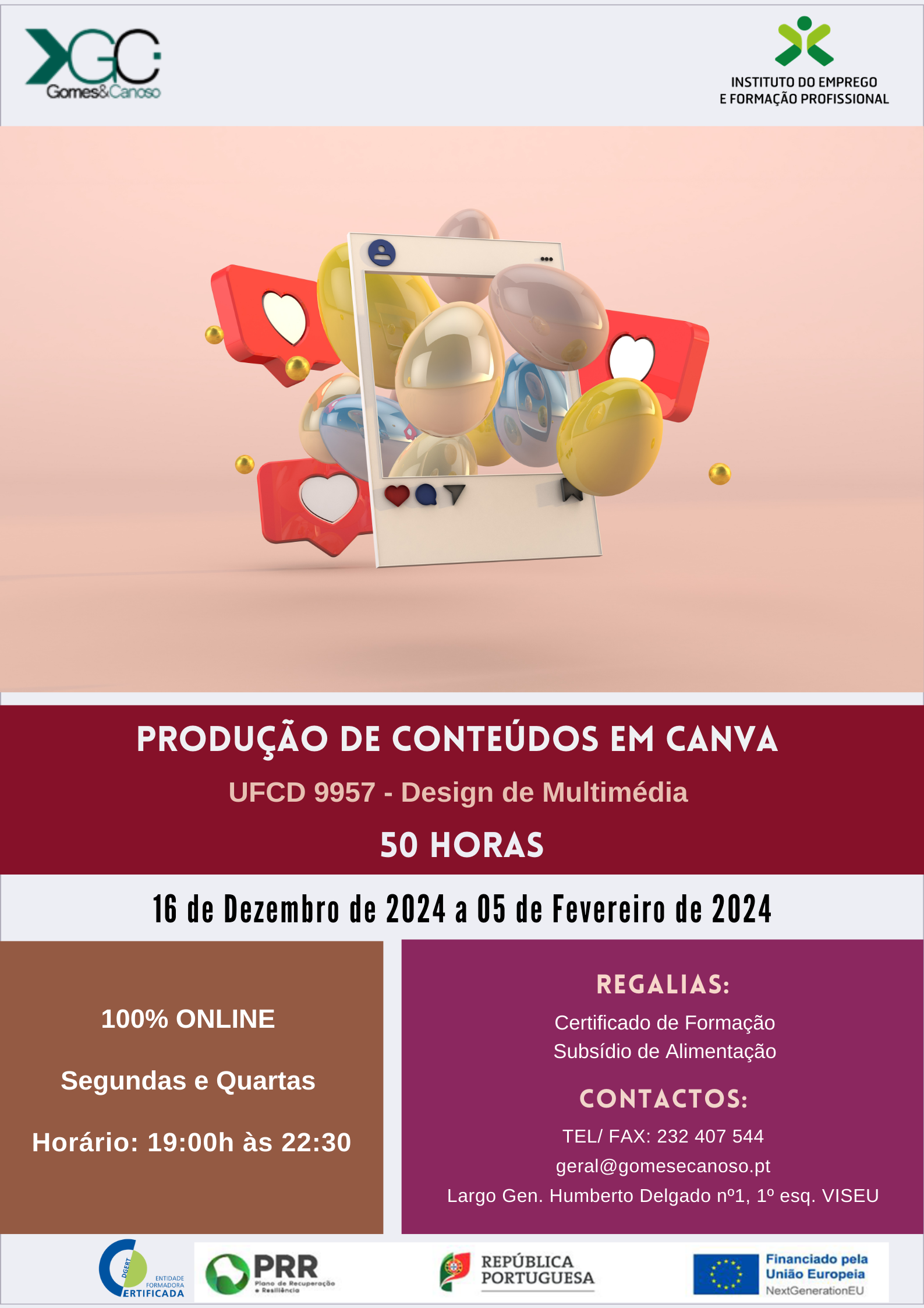 Produção de Conteúdos em Canva