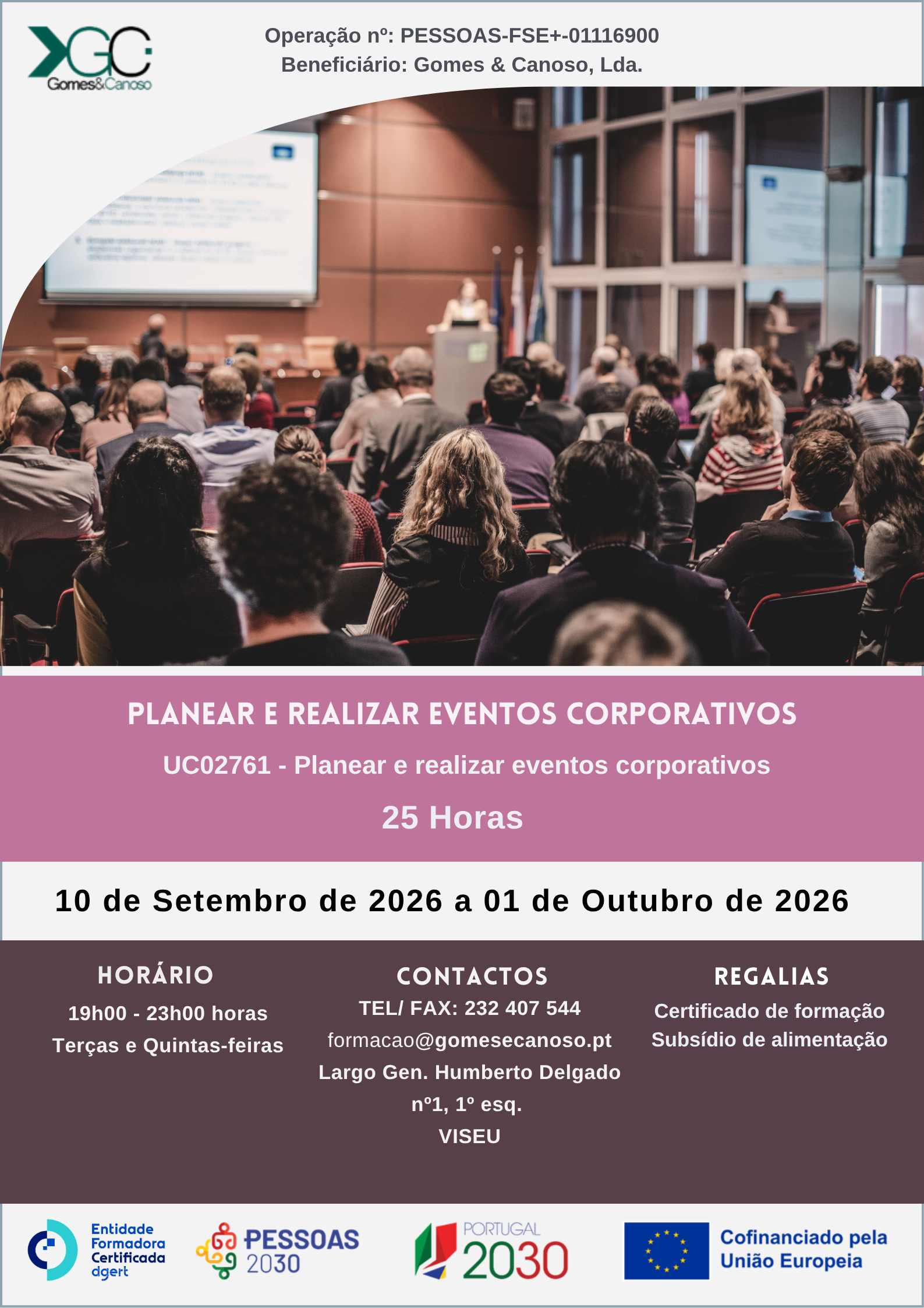 Planear e Realizar Eventos Corporativos