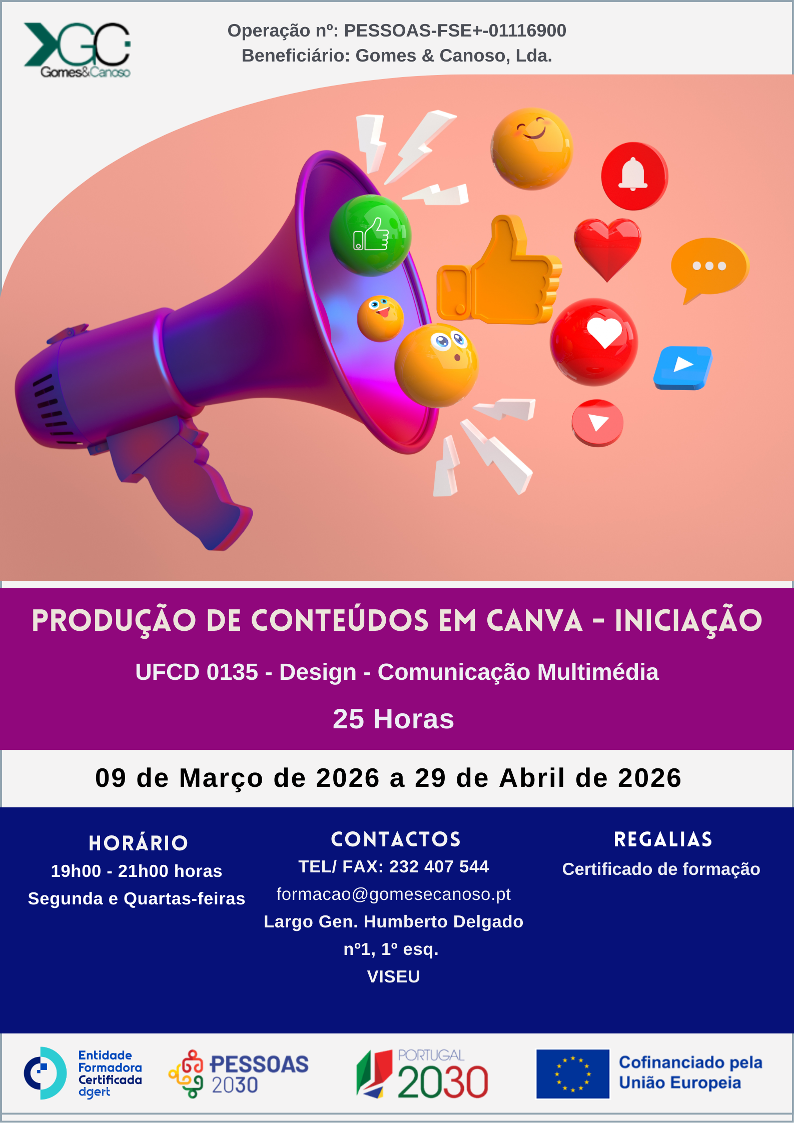 Produção de Conteúdos em CANVA - Iniciação